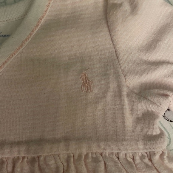 Ralph Lauren Light Pink Baby Girl’s Sleep Sack Layette Sleeper-6M - Picture 2 of 4